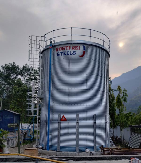 Zincalume Corrugated Liner Tank by Rostfrei Steels