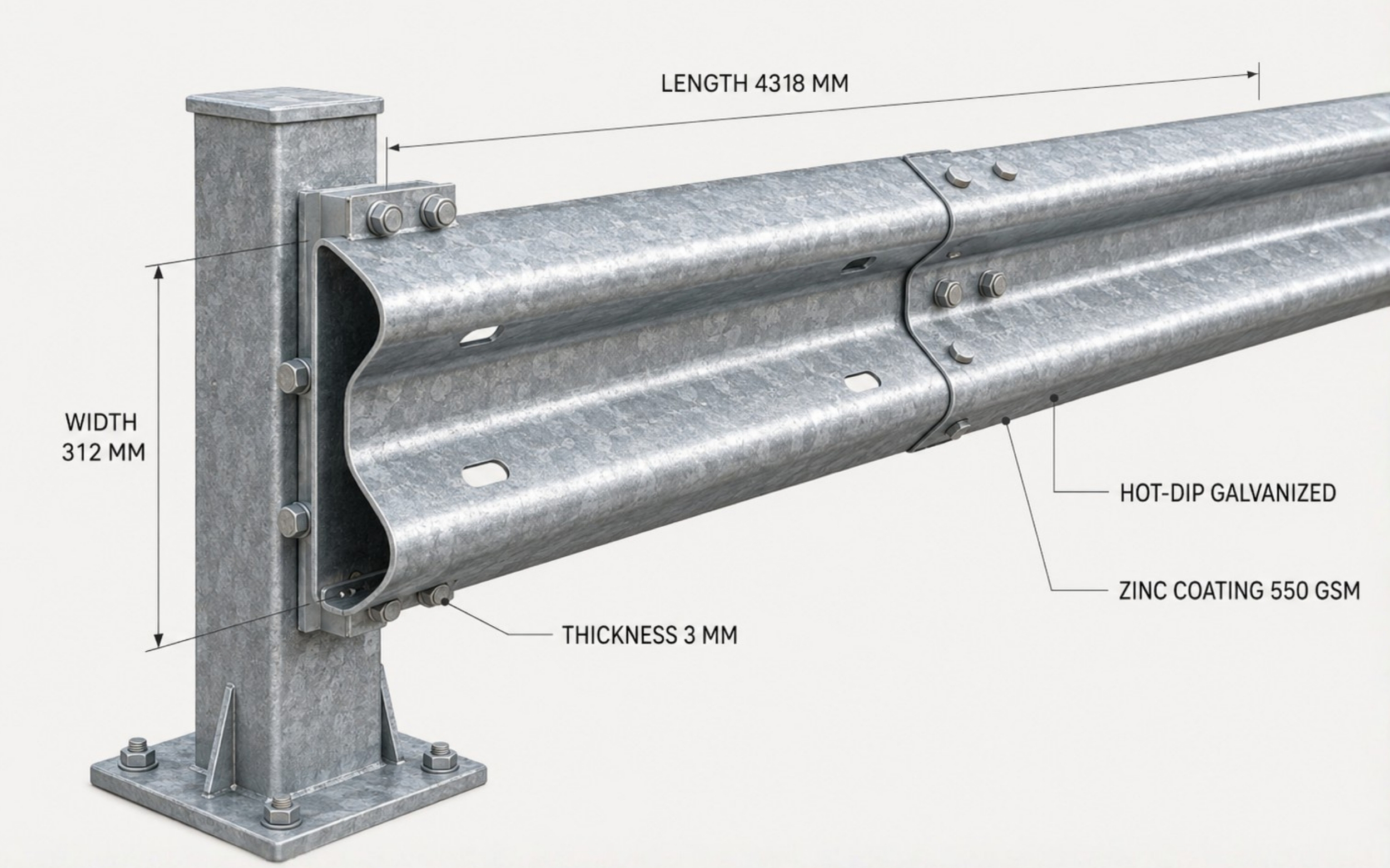 Crash Barrier technical specifications