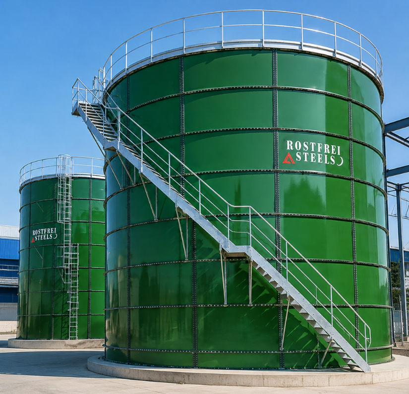 Rostfrei Glass Fused to Steel storage tank