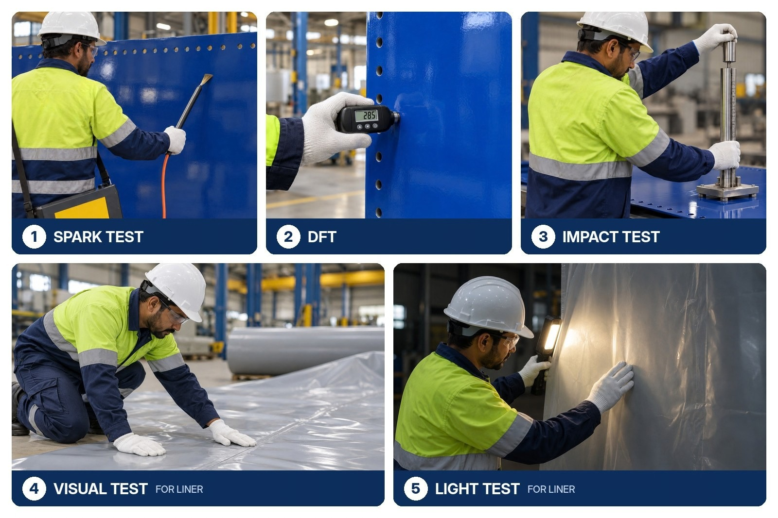Fusion Bond Epoxy tank quality check process