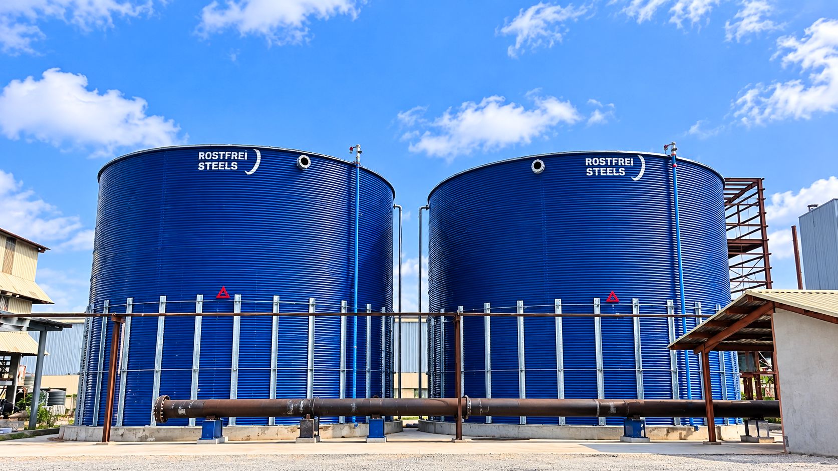Fusion Bond Epoxy Corrugated Steel Tanks
